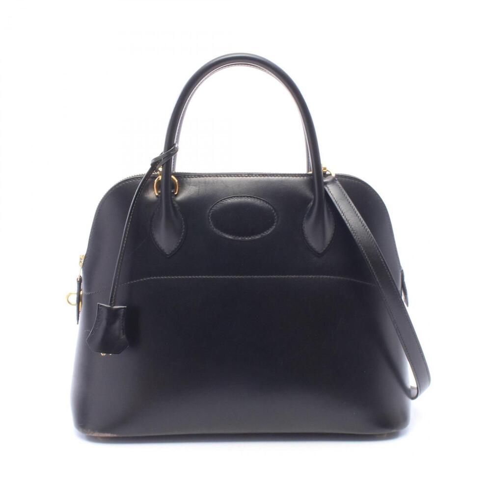 Hermes Bolide 31 2-Way Handbag, Calfskin (Cowhide), Box Calf Leather, Women's...